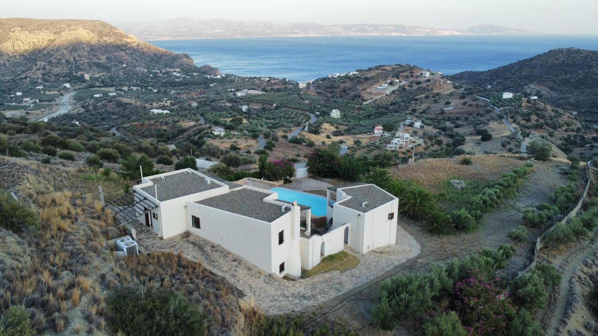 Island Villa アギア・ガリニ エクステリア 写真